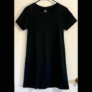 Bobeau Black Size XS Short Shirt Dress